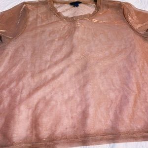 Holographic crop Top